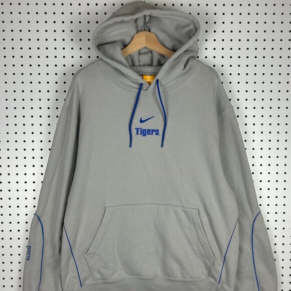 Nike x Nocta Memphis Tigers Hoodie Large NWT Basketball Drake Collab PE Gray - Picture 4 of 10